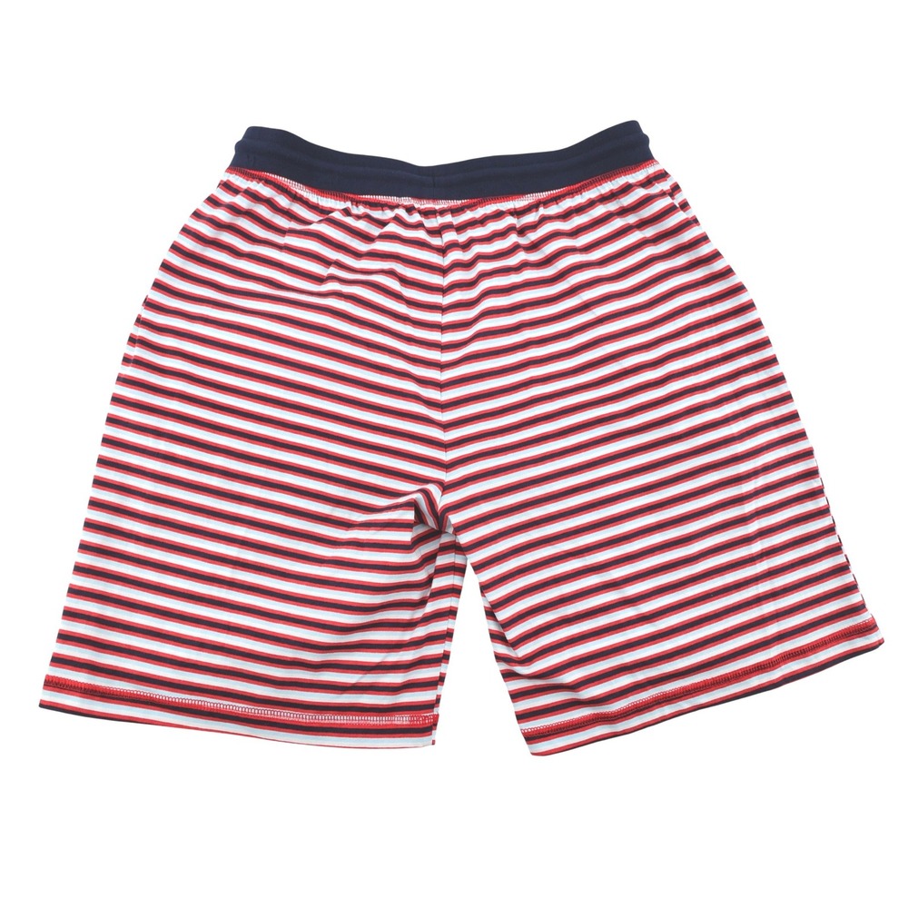 NEW Robert Graham Mens Striped Lounge Shorts Red Navy Blue RG3023 Medium